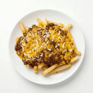 Chili cheese fries large