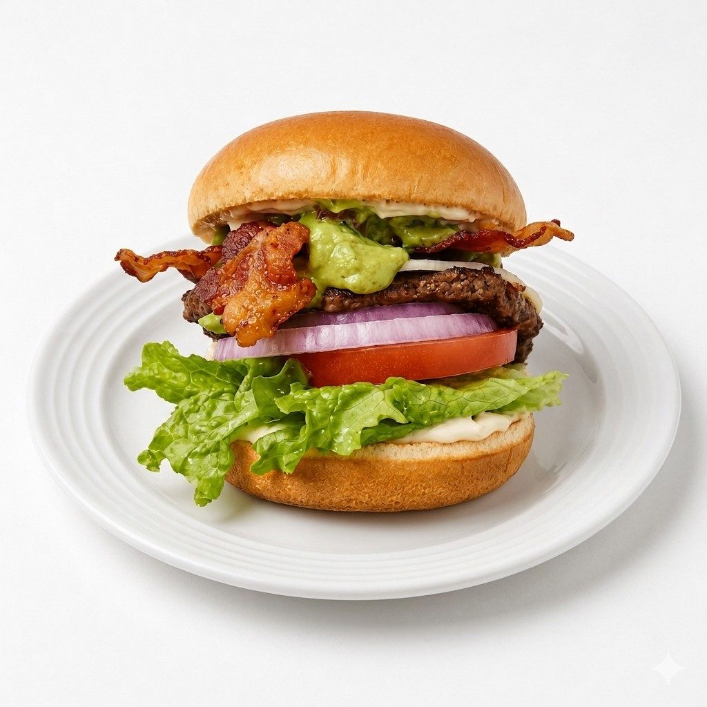 California Guac Burger.