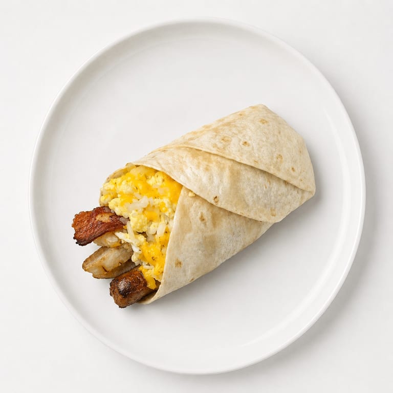 Delicious Breakfast Burrito