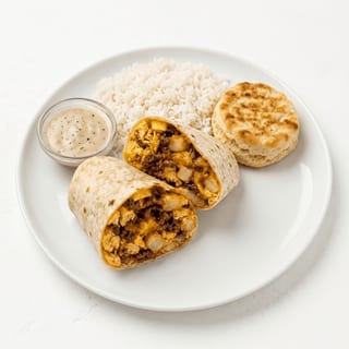 Chicken Fried Steak Burrito