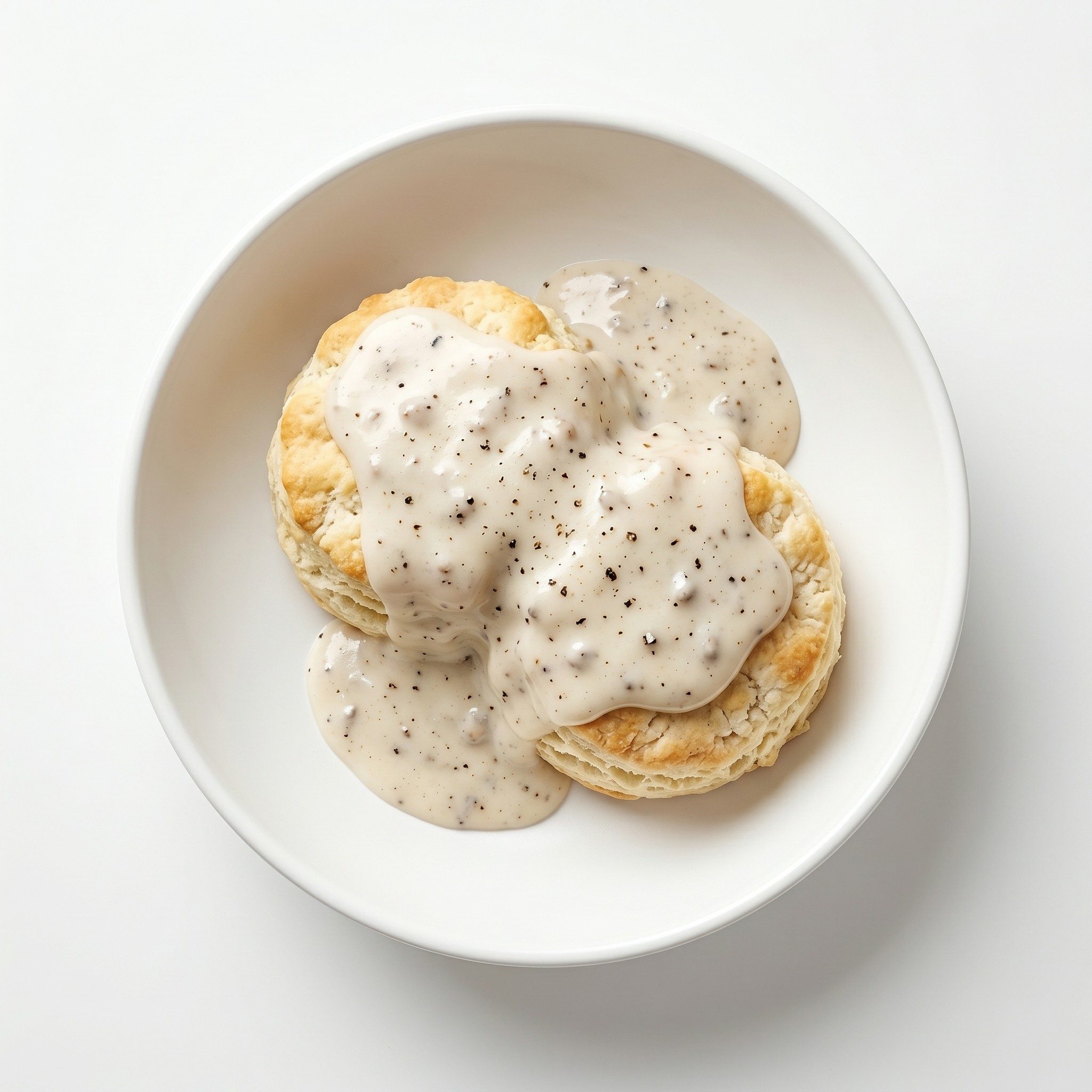 1/2 Biscuits and Gravy.