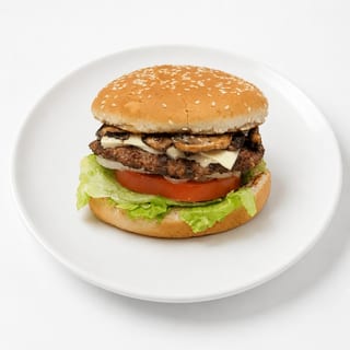Mushroom Cheeseburger