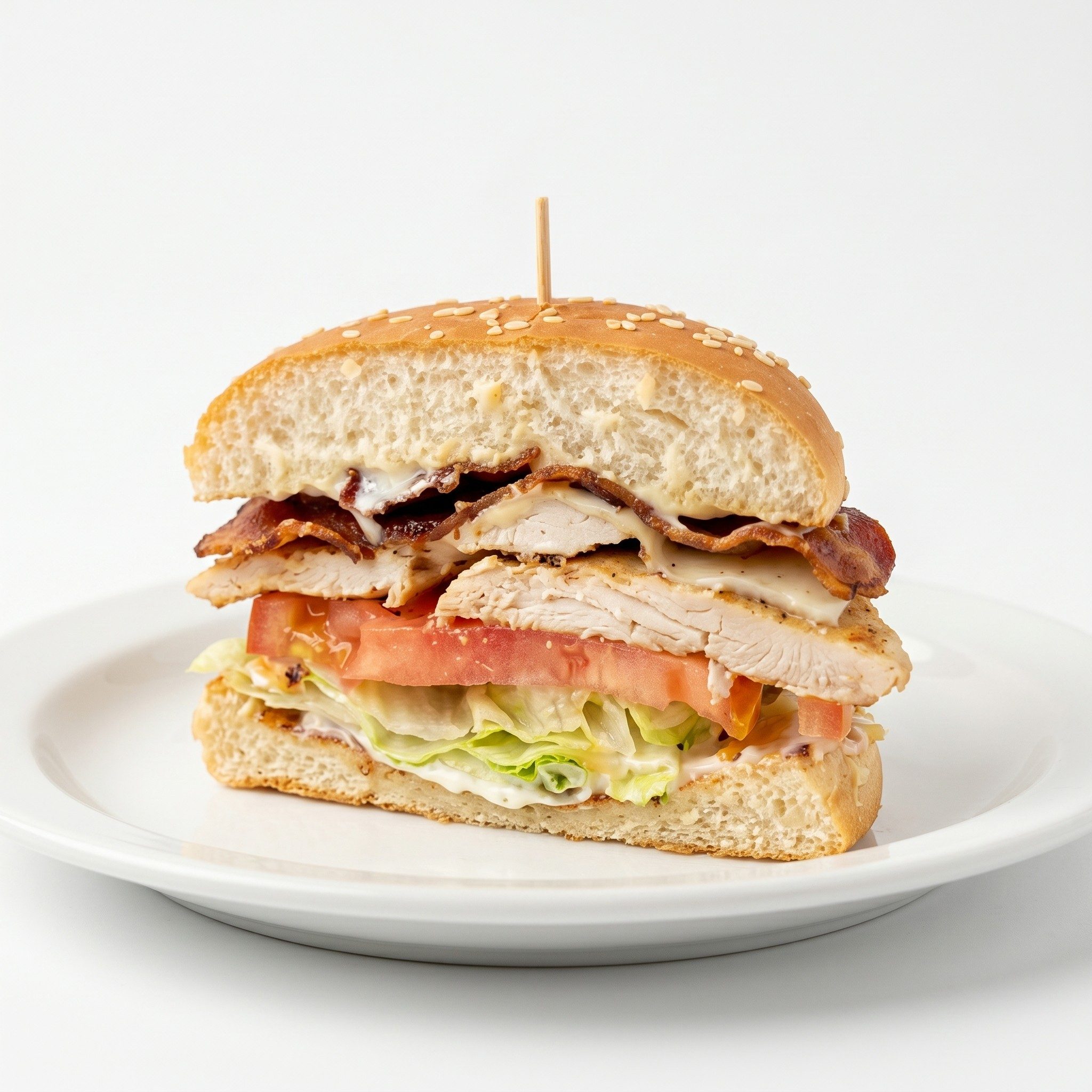 Chicken Club Sandwich.