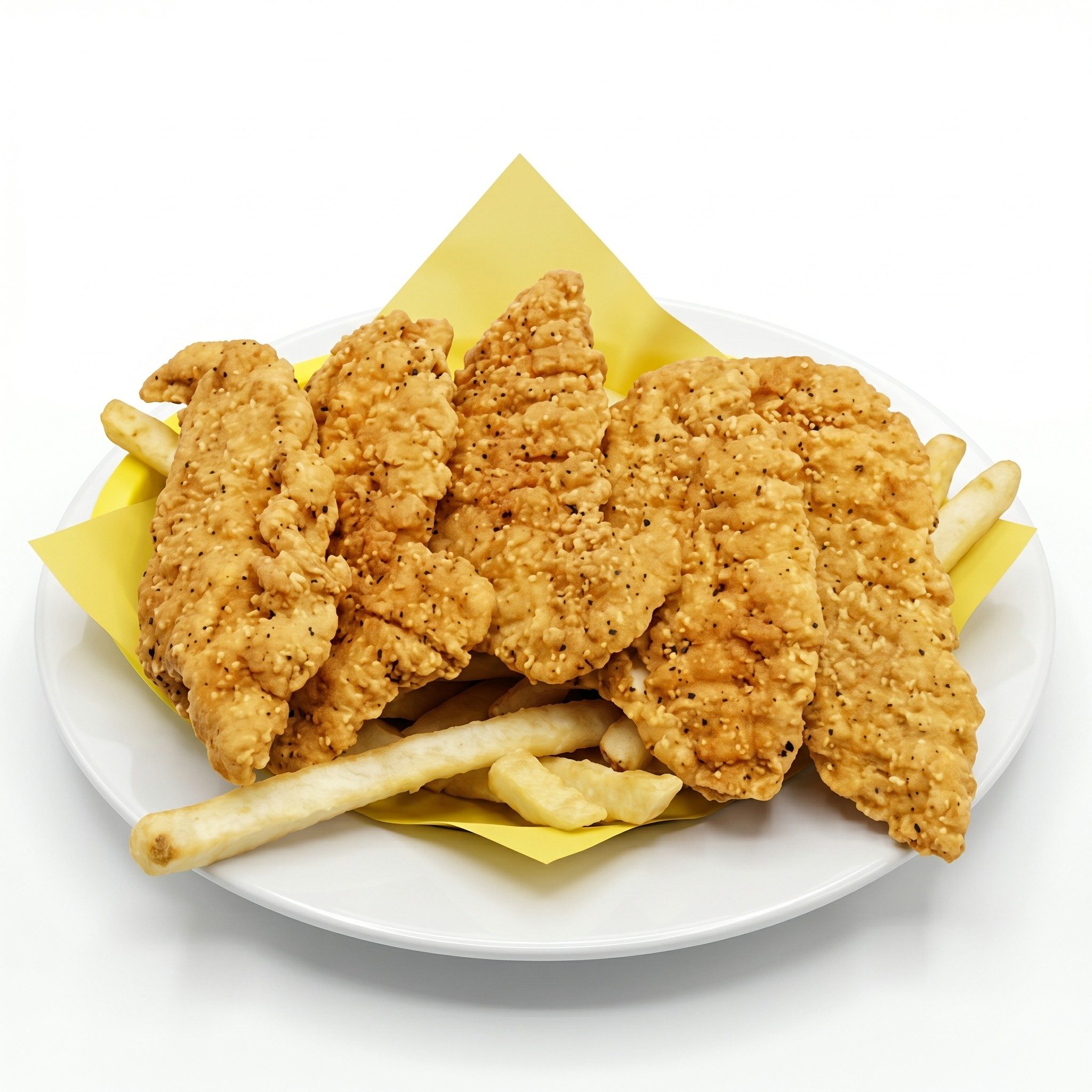 Chicken Tenders with Fries.