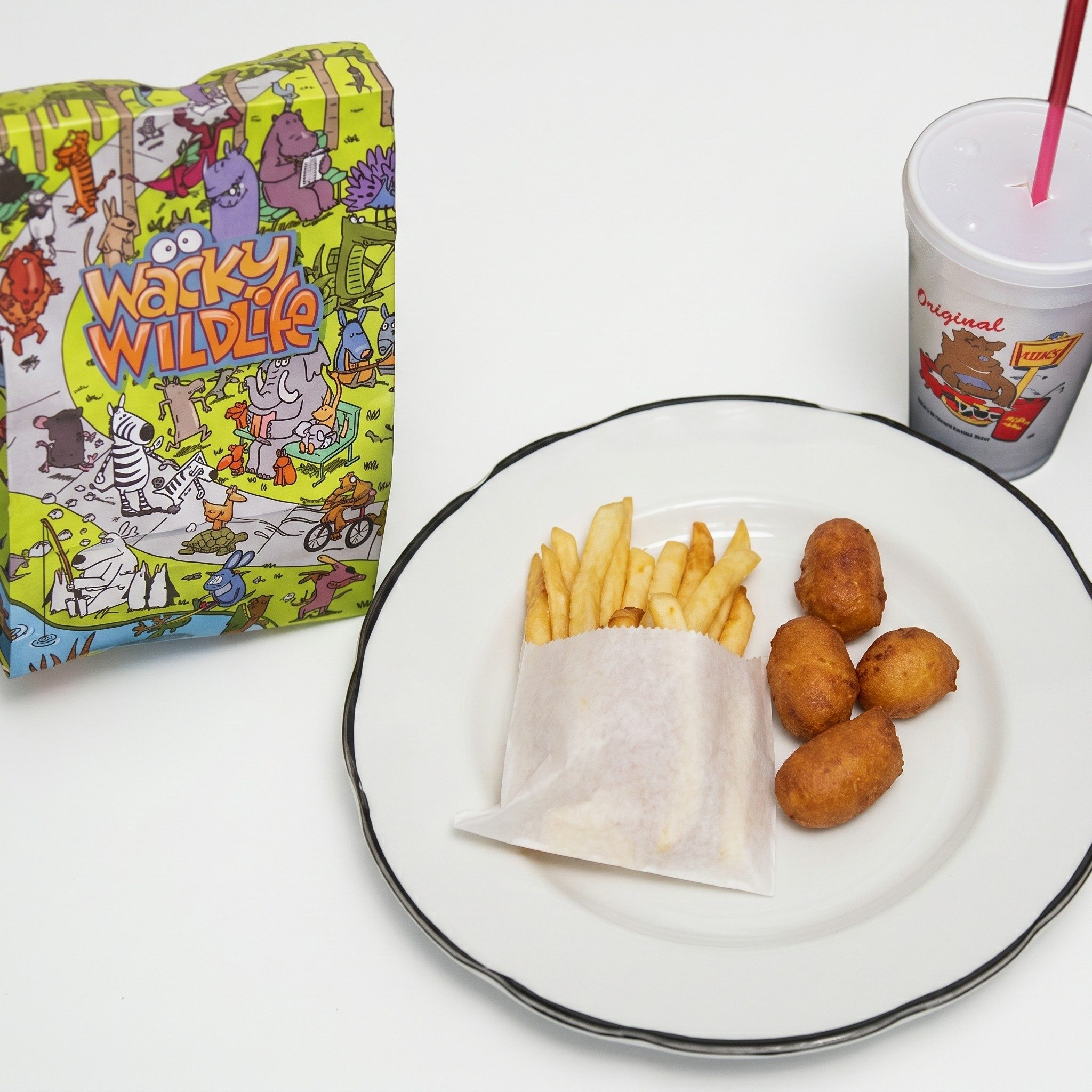 Kids Mini Corn Dog Meal.