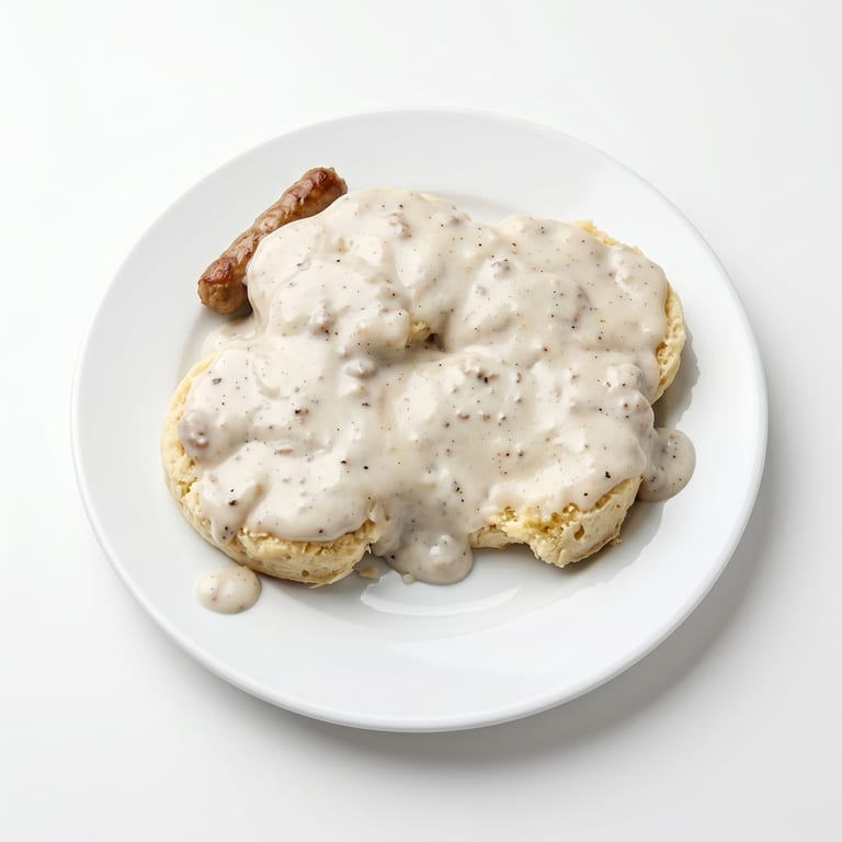 Delicious Biscuits and Gravy